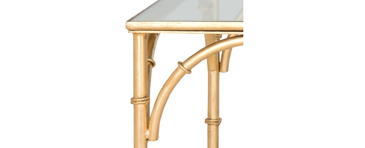 Safavieh Maurice Coffee Table, Gold/Clear