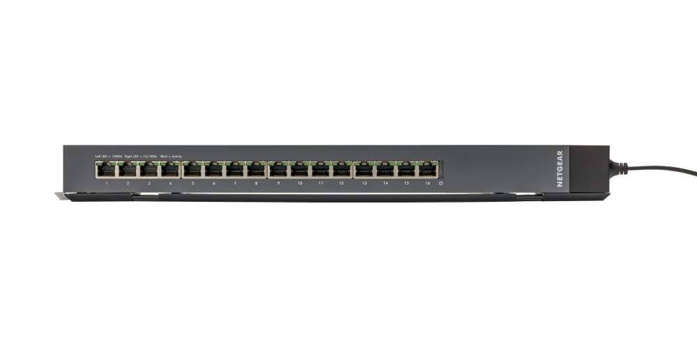 NETGEAR Plus GSS116E Managed Switch - 16 Ethernet Ports