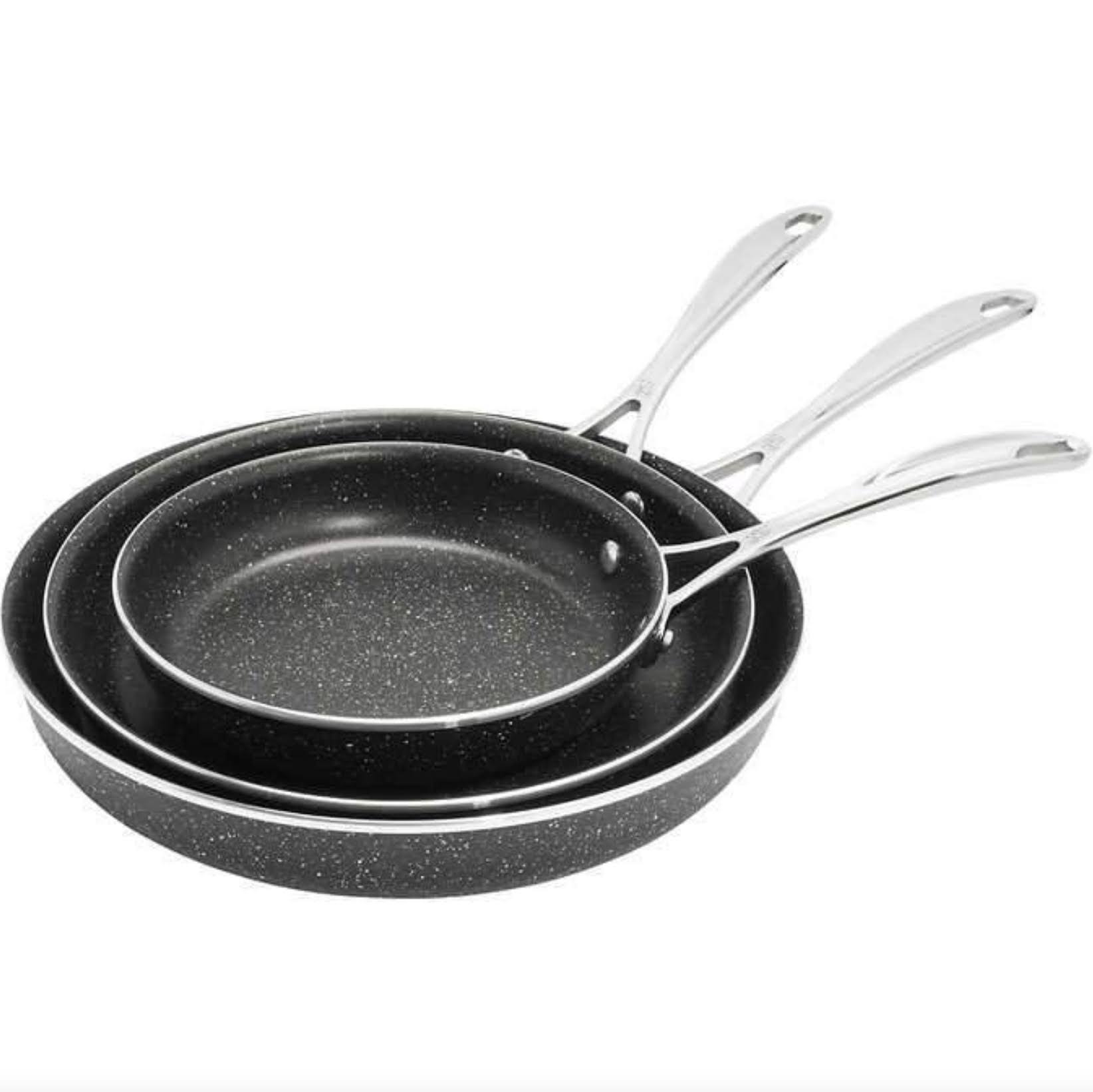 Henckels Capri Notte Granitium Ultra-Durable Nonstick Coating 3 Piece Pan Set