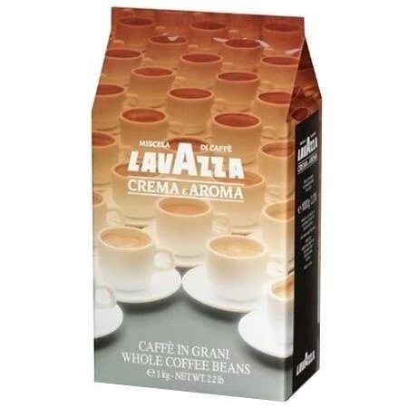 Lavazza Crema E Aroma Beans 2.2 lb Italian Coffee Pack of 6