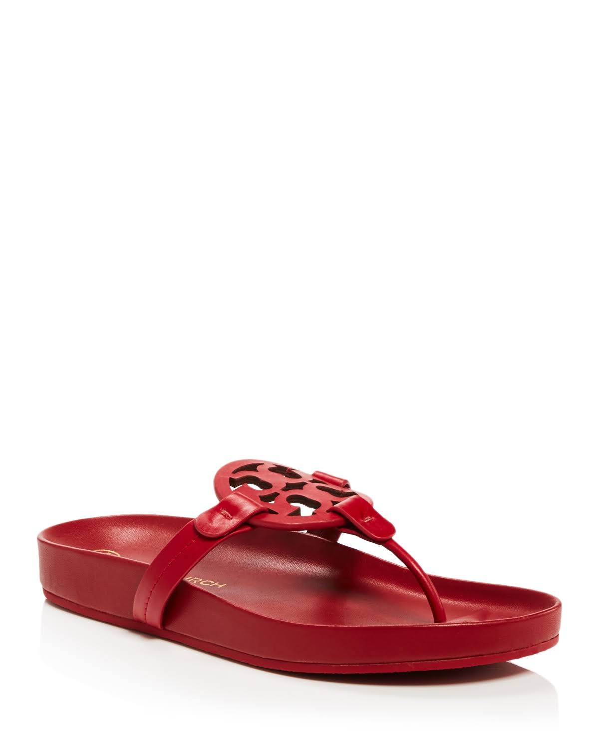 Tory Burch Miller Cloud Sandal - Red - Flat Sandals