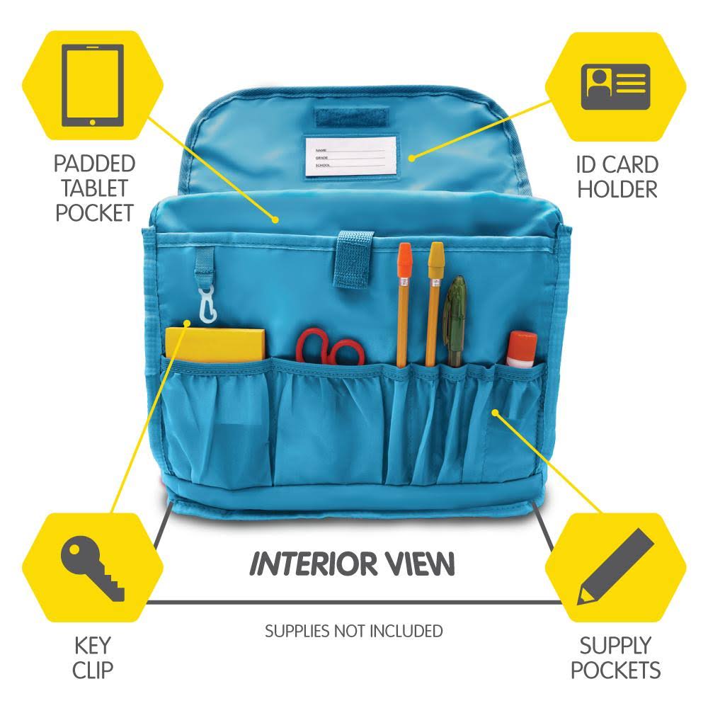 Bixbee Sparkalicious Glitter Backpack - Medium - Turquoise