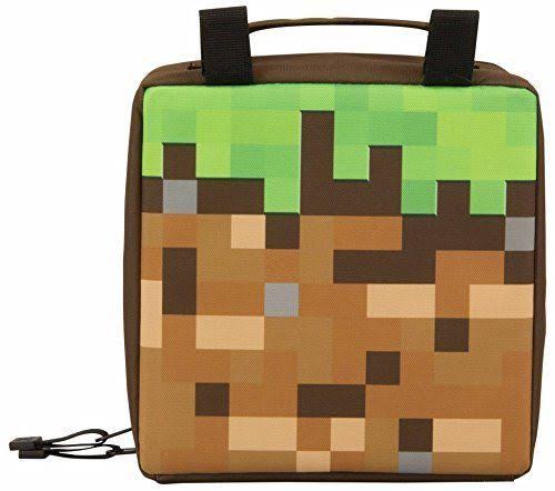 Minecraft Dirt Block Insulated Lunch Bag