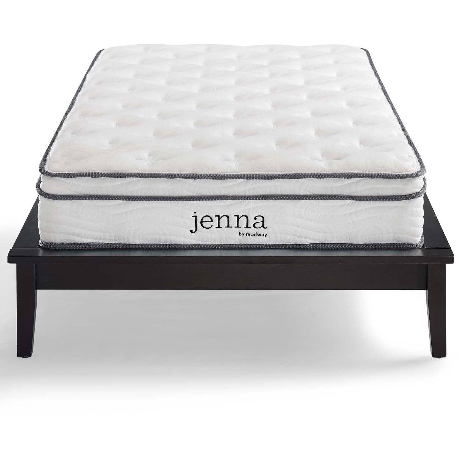 Modway Jenna 8x22 Full Innerspring Mattress - White