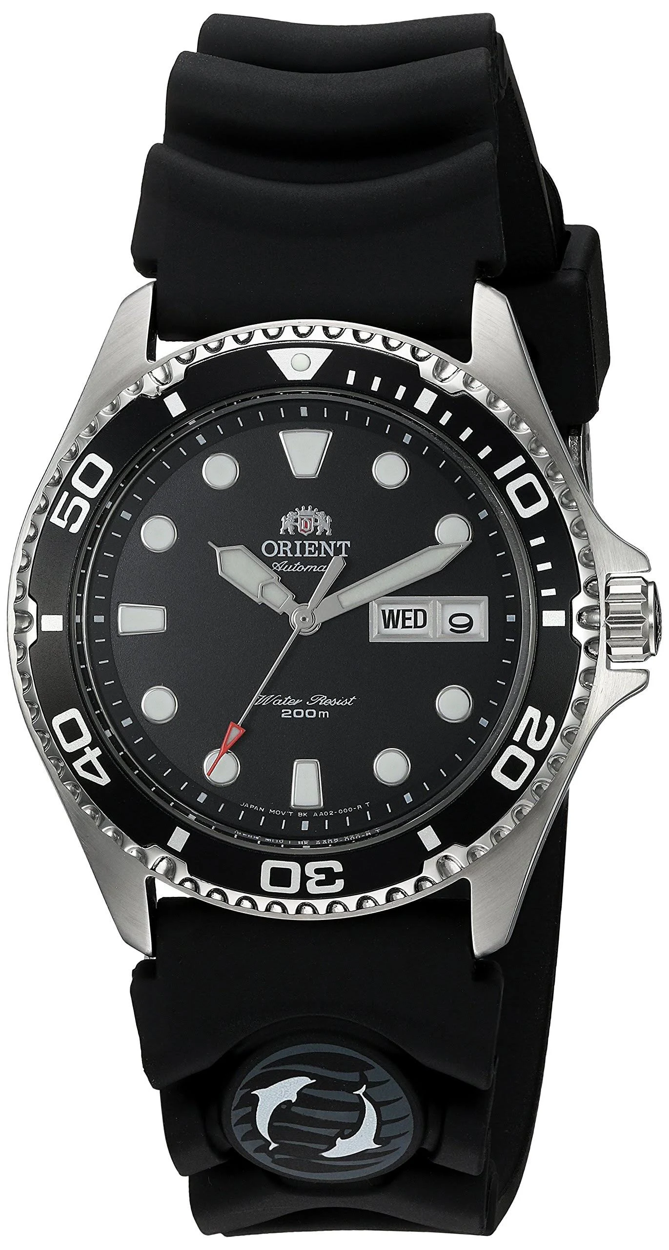Orient Men&s FAA02007B9 &Ray II & Automatic Black Rubber Watch