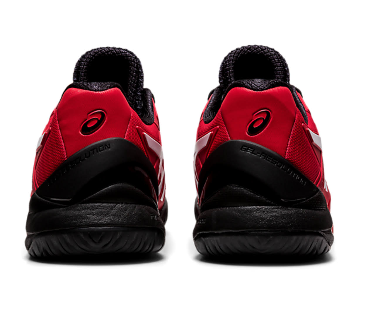 Asics Men's GEL-Resolution 8 Tennis Shoe (Electric Red/White)
