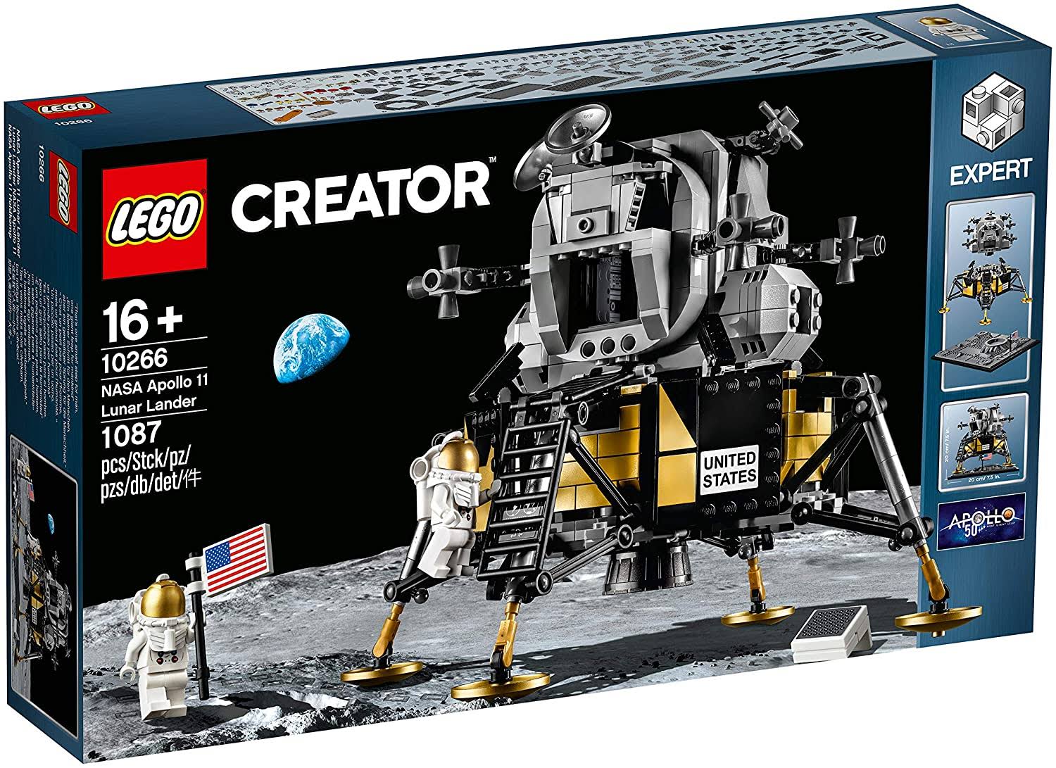 Lego Creator Nasa Apollo 11 Lunar Lander Set 10266 New with Box