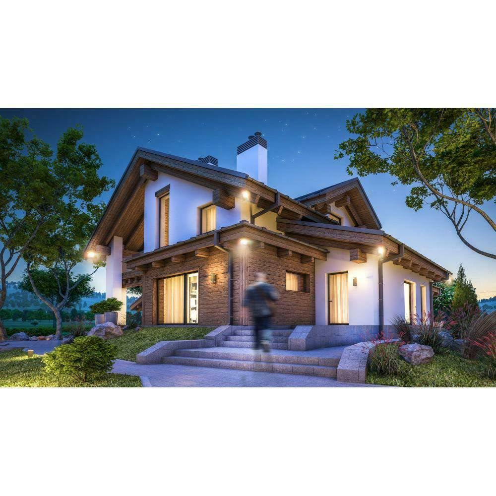 Halo MST20C18W LED Dual Head Smart Motion Light, White