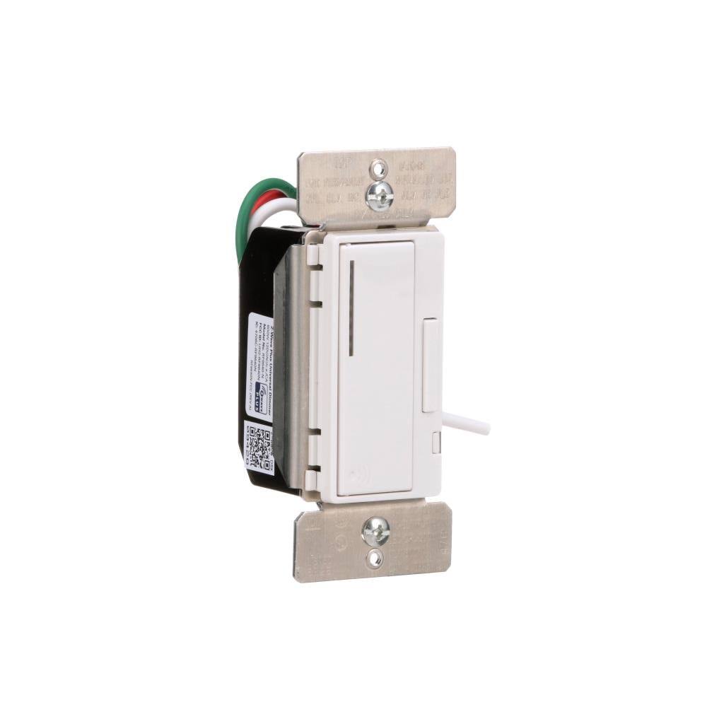 Eaton Z-Wave Plus Wireless Single-Pole/3-Way White LED Decorator Master Dimmer | RF9640-NDW-BX-LW