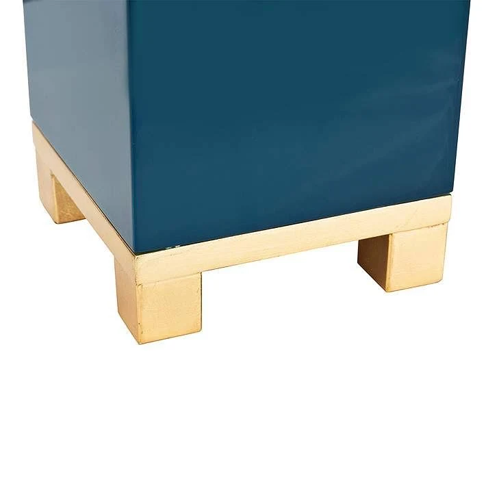 Couture Peacock Teal Floor Lamp