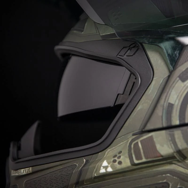 Icon Airflite Helmet - Blockchain XL Green