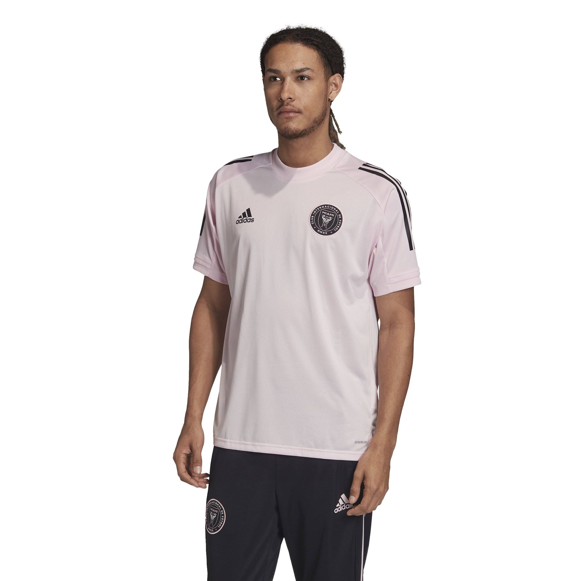 Adidas Men's INTER Miami CF Pink Training Jersey, Large
