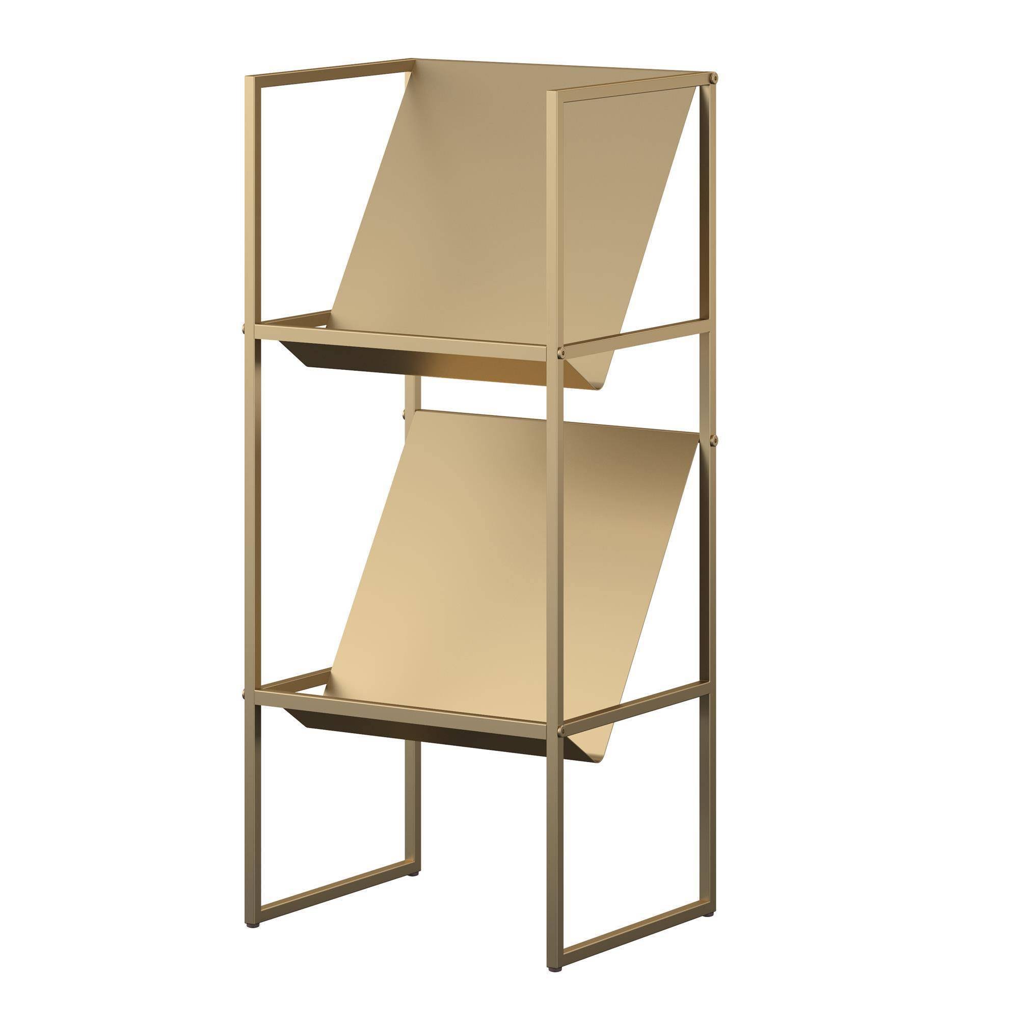 Novogratz Helix Vinyl Record Storage (Gold)