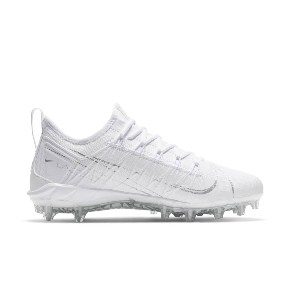 Nike Alpha Huarache 7 Pro Lacrosse Cleats, Men's, White