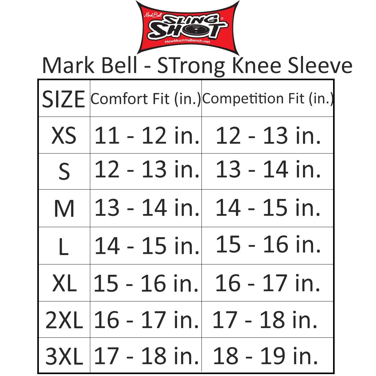 Sling Shot Strong Knee Sleeves by Mark Bell - Blue