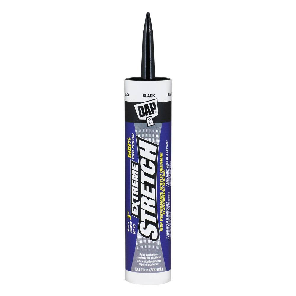 Dap Extreme Stretch 10.1 oz. Black Premium Crackproof Elastomeric Sealant (12-Pack)