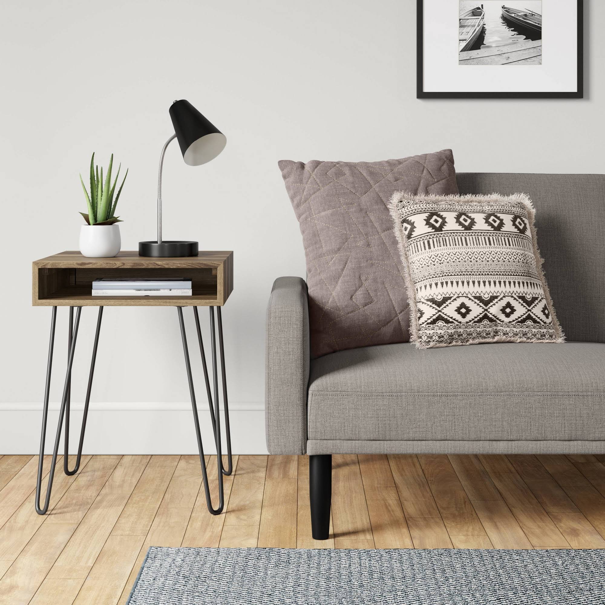 Hair Pin Accent Table Espresso Brown - Room Essentials