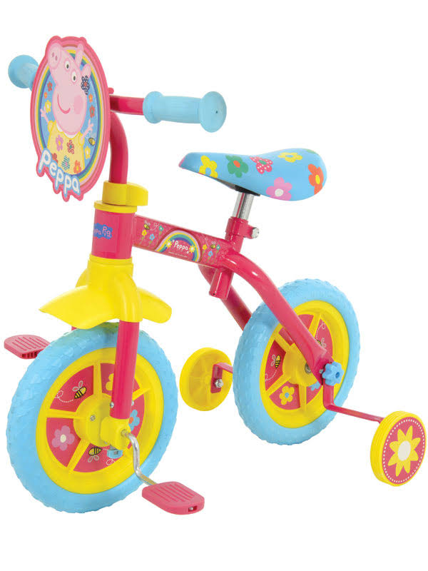 Peppa Pig 2-in-1 10 inch Training Bike Pink