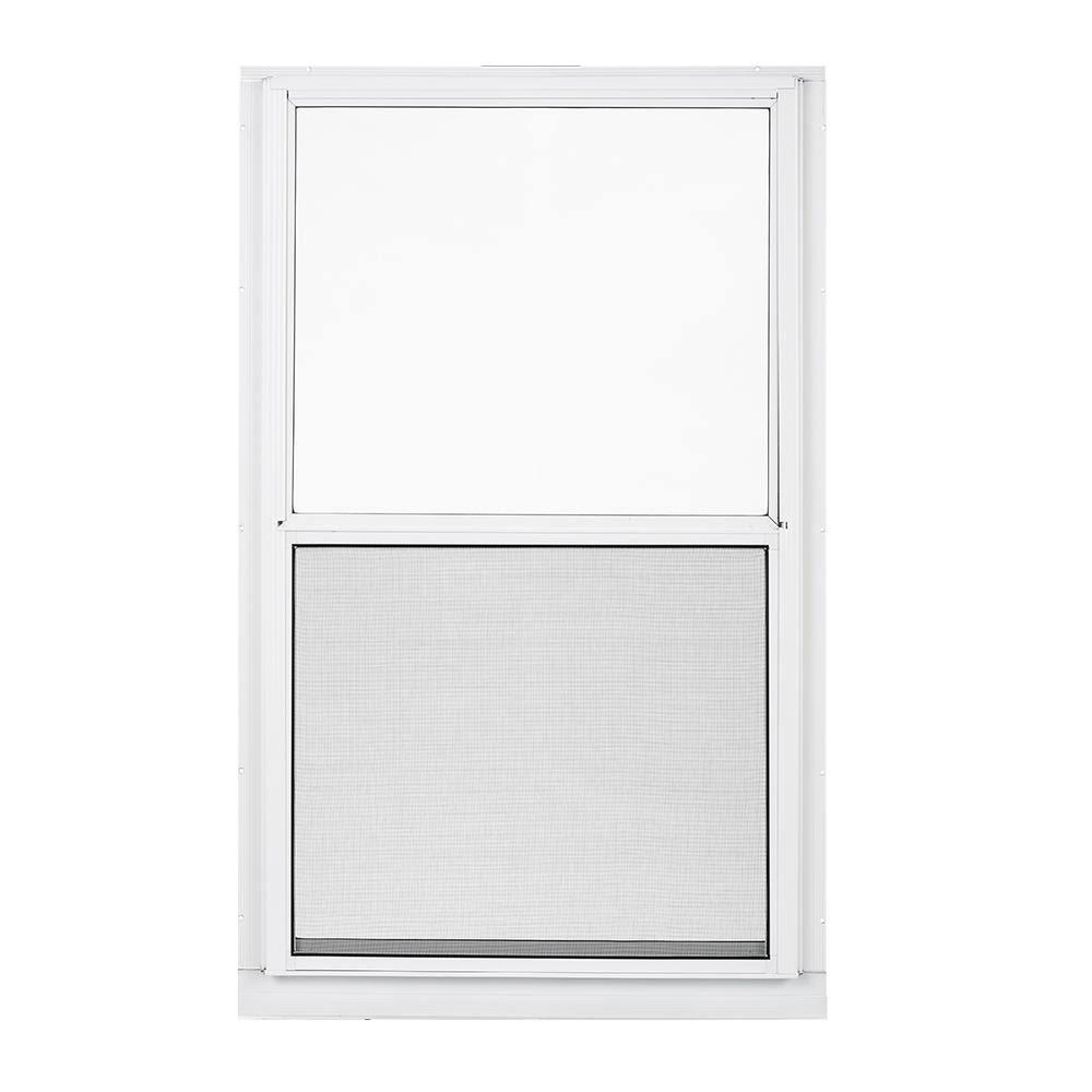 Larson 32 in. x 55 in. 2-Track Single Hung Aluminum Storm Window