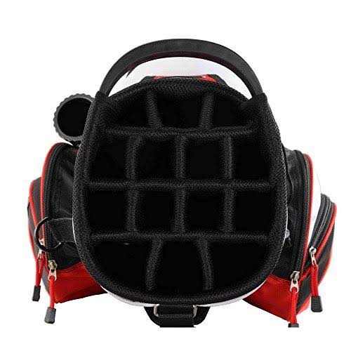 Prosimmon Tour 14 Way Cart Golf Bag Black Red