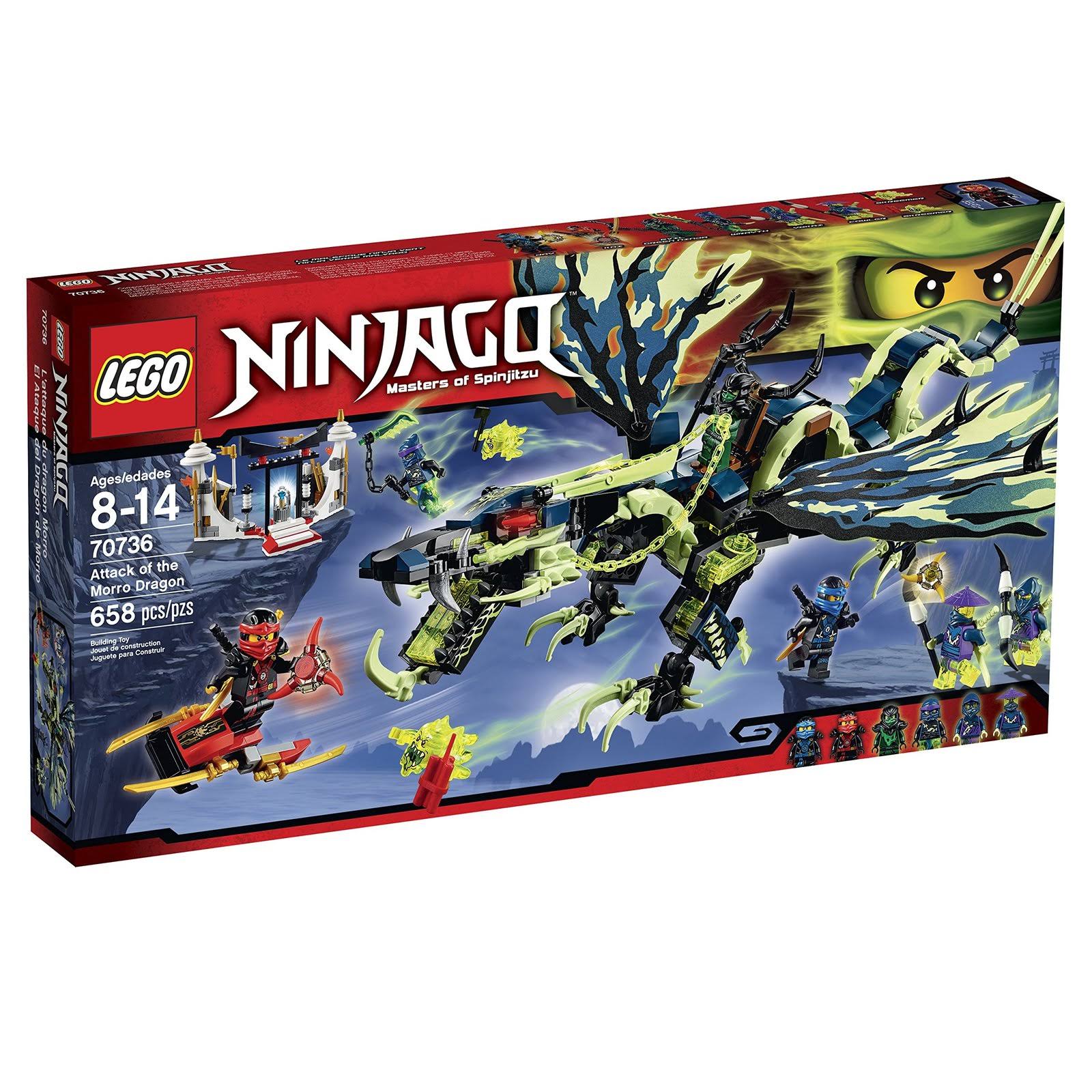 Lego Ninjago 70736 Attack of The Morro Dragon Building Kit