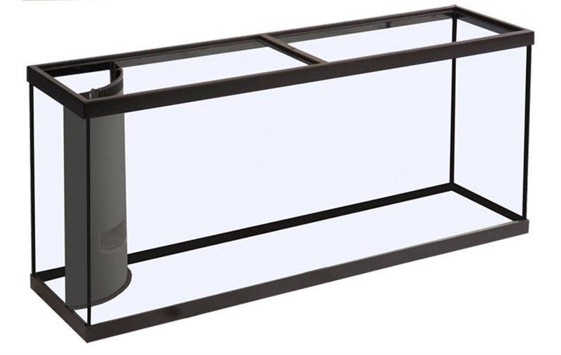 Corner Flo Aquarium Black (90 Gal 48X18X24)