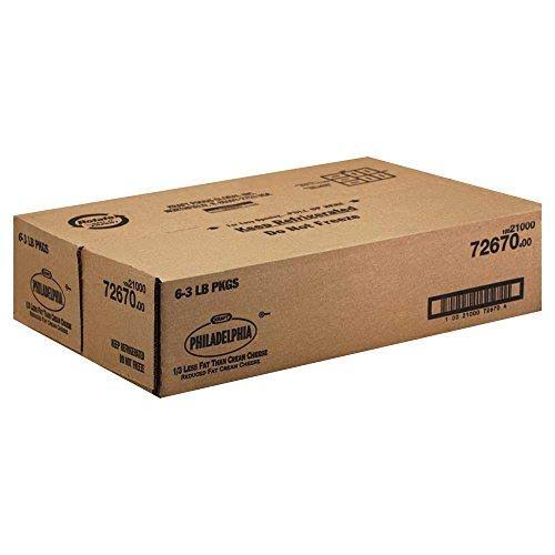 Philadelphia Cream Cheese, Reduced Fat - 48 oz