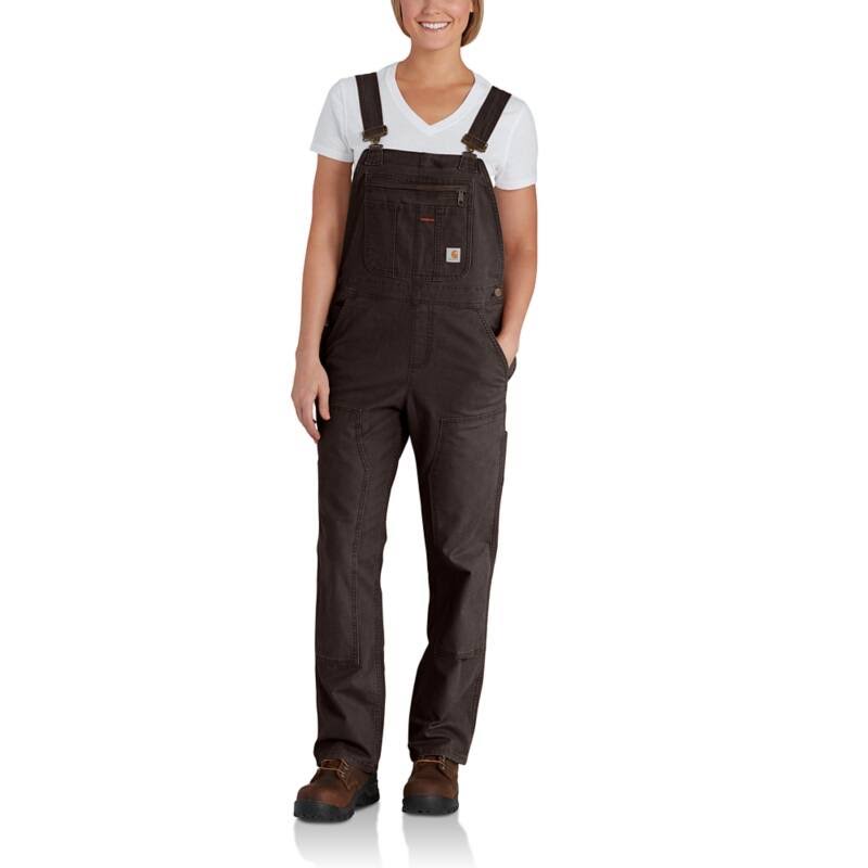 Carhartt Crawford Double-Front Bib Overall | Natural | Small