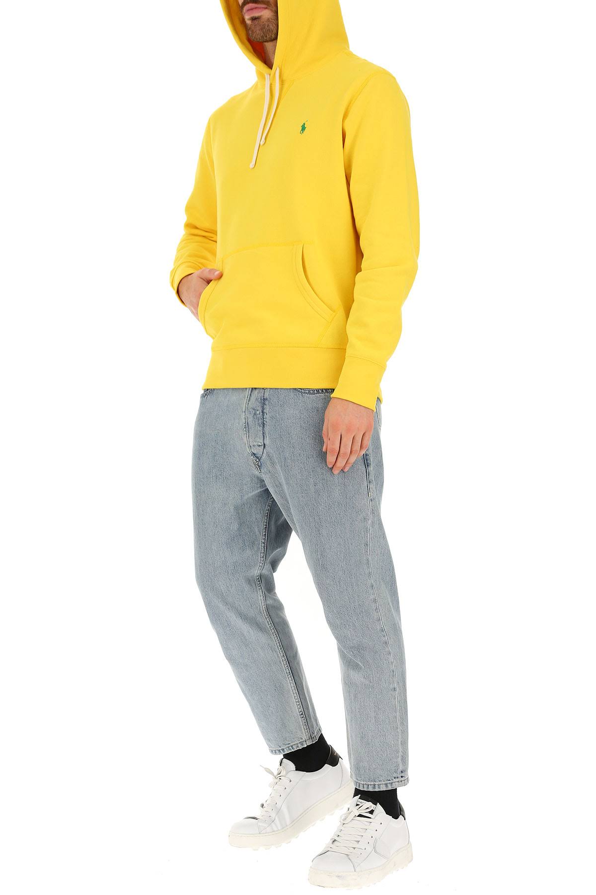Polo Ralph Lauren Logo Hoodie Yellow