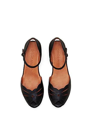 Gentle Souls Lily Moon Leather Wedge Sandal