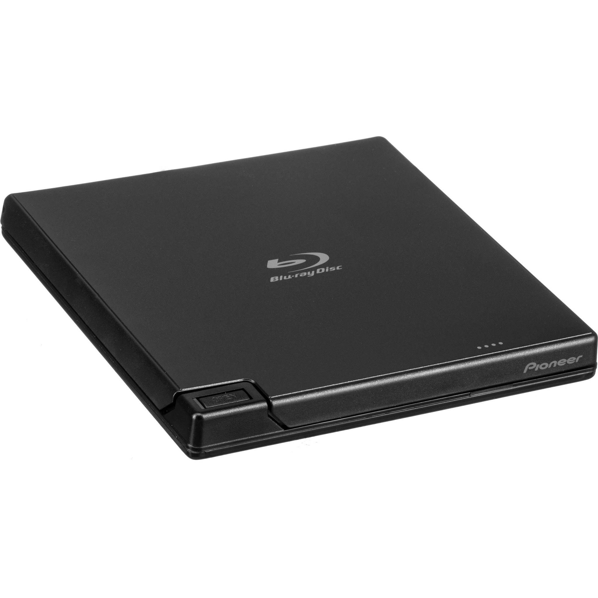Pioneer BDR-XD07B 6X Slim Portable USB 3.0 BD/DVD/CD Burner