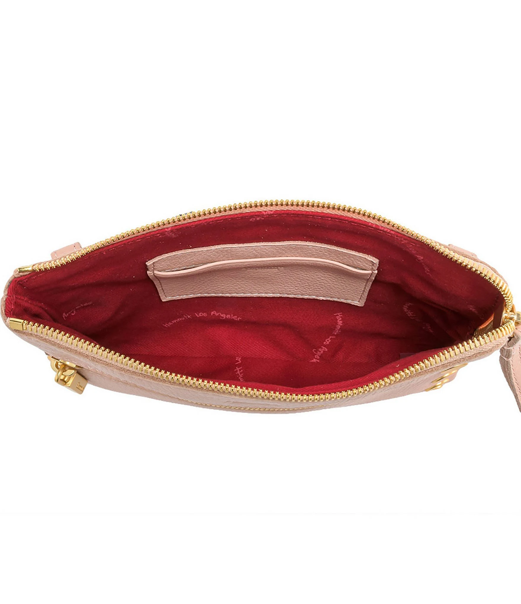 Hammitt Nash Rose Natural Heirloom Brushed Gold Small Clutch