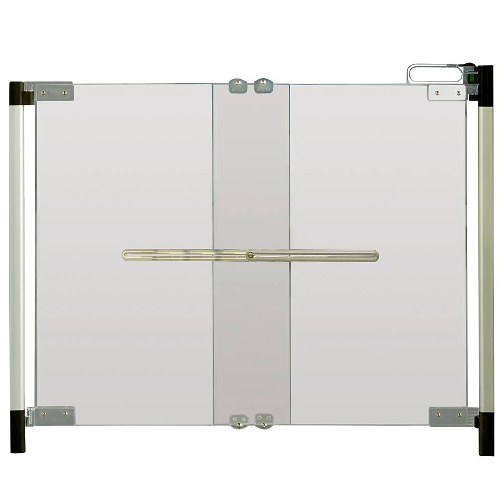 Qdos Crystal Hardware Mount Gate, Clear