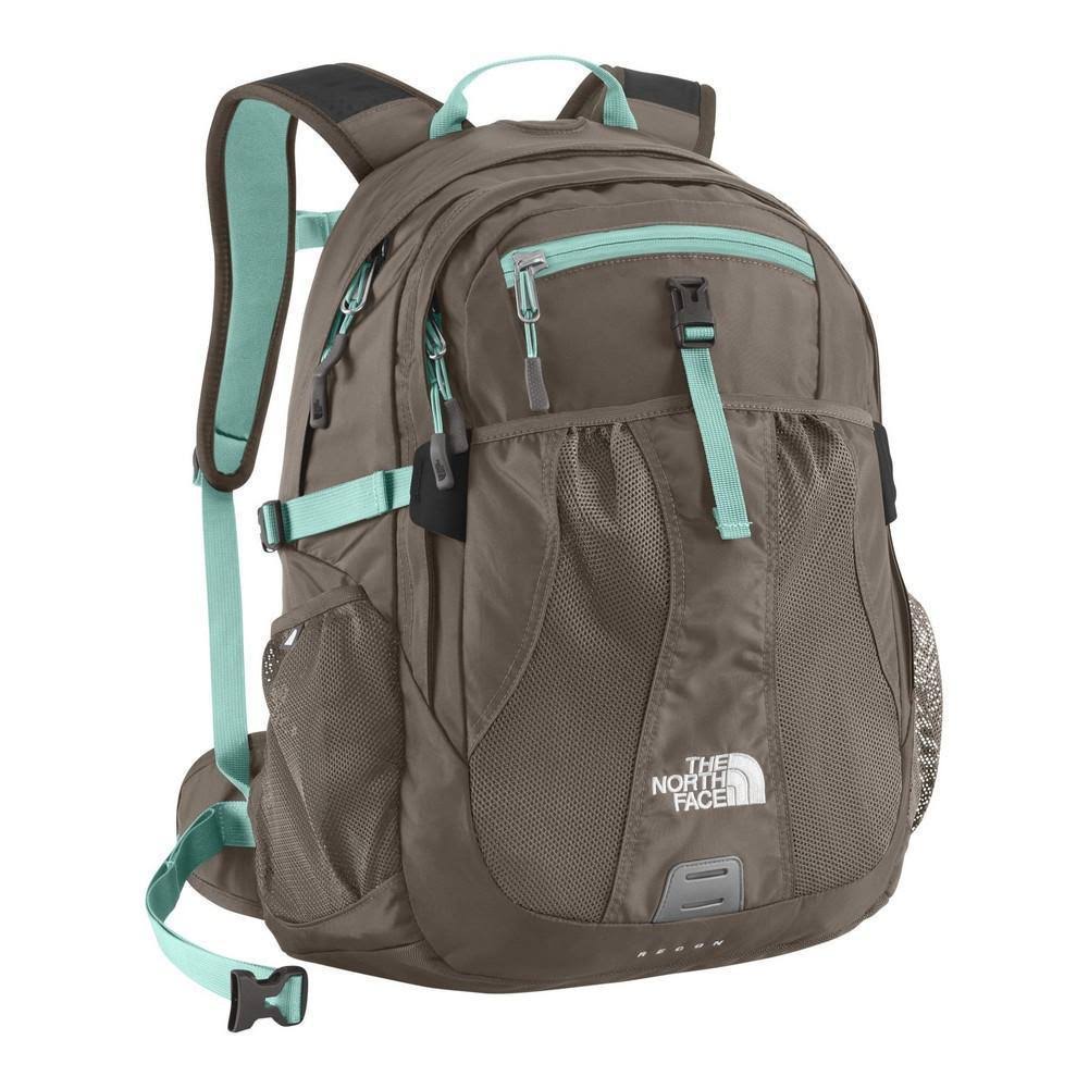 The North Face Recon Backpack - Women's - TNF Black Heather/Burnt Coral Metallic