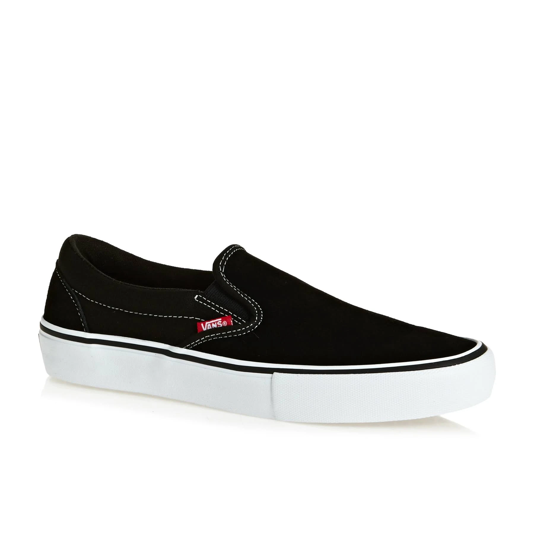 Vans Pro Slip On Shoes - Black White Gum