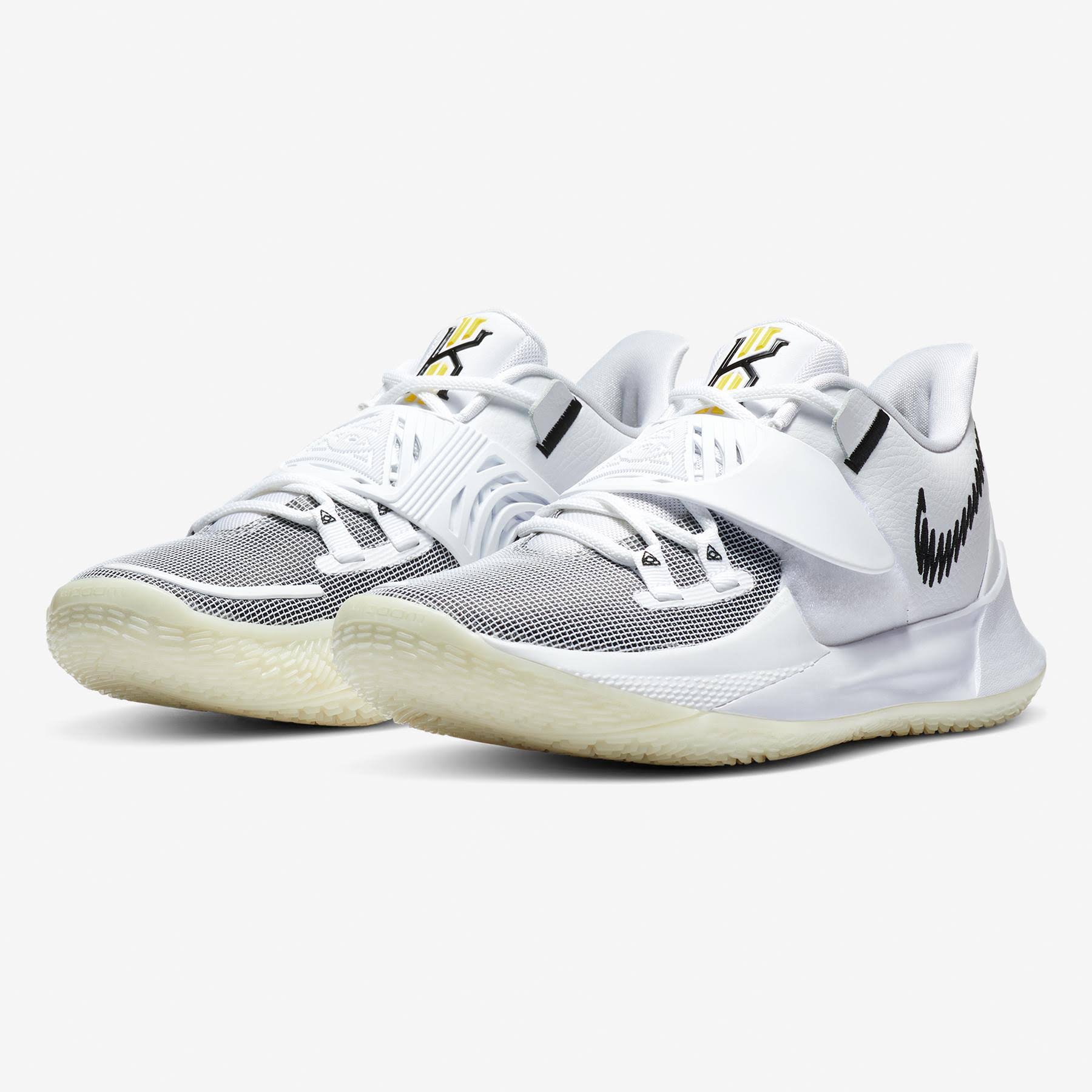 Nike Kyrie Low 3 - Mens Basketball Shoes - White/Black, Size 10.5