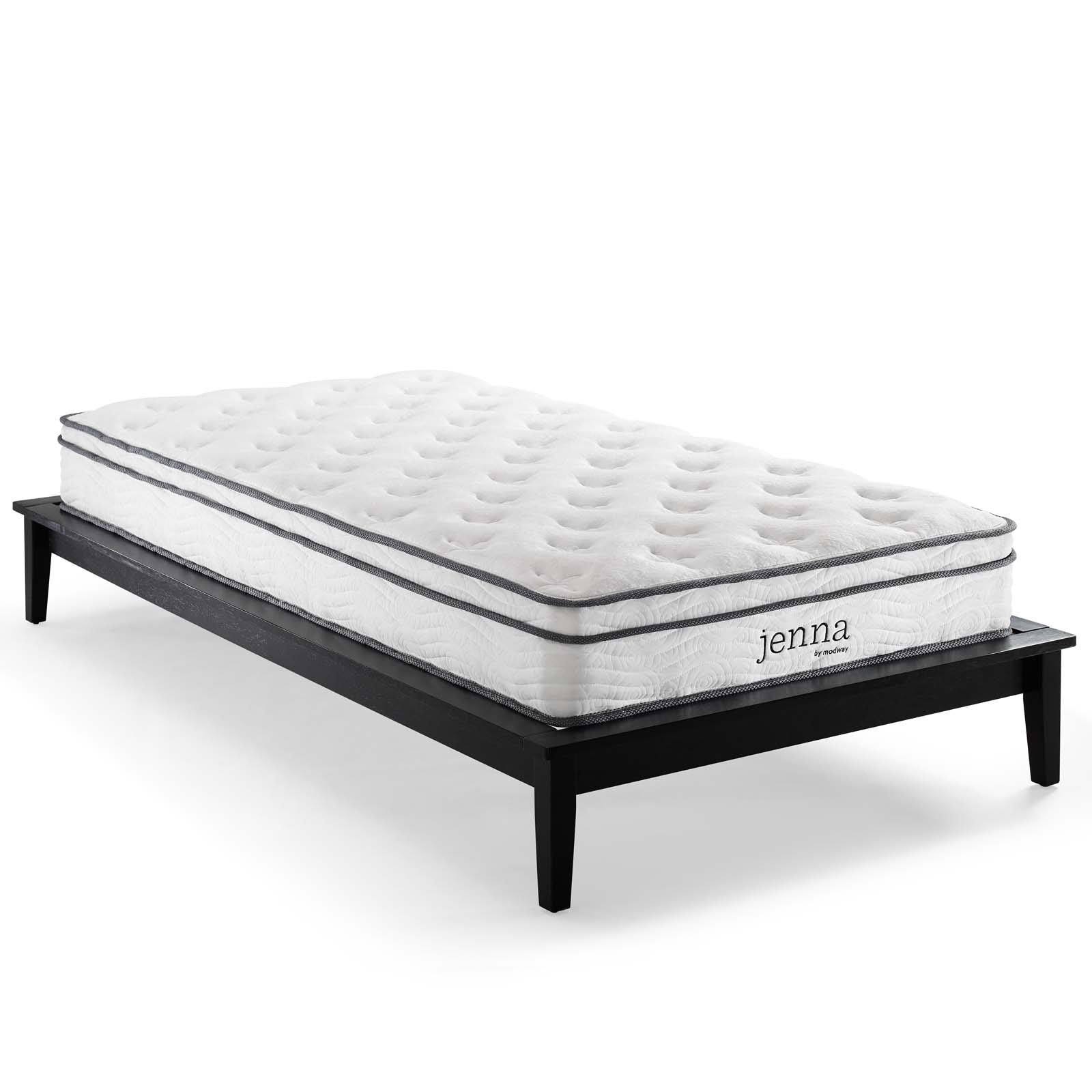 Modway Jenna 8x22 Full Innerspring Mattress - White