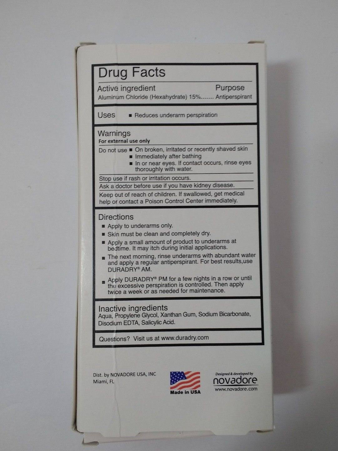 Duradry 3-Step Protection System Prescription Strength Antiperspirant Deodorants
