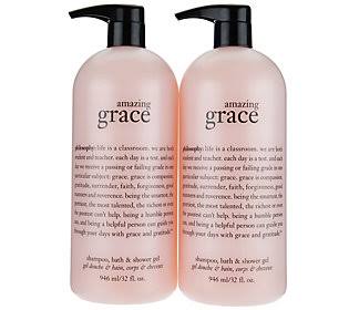 Philosophy Super-Size 32 oz Fragrance Showergel Duo, Size 000, Amazing Grace
