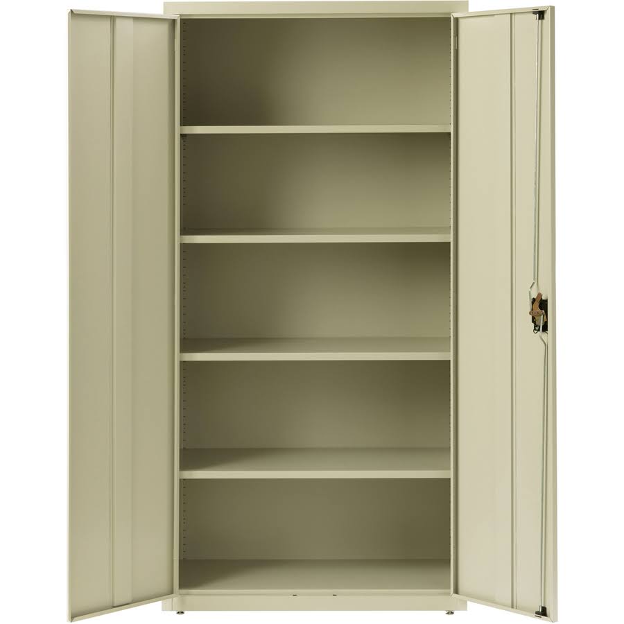 Lorell LLR41307 Fortress Series Storage Cabinets, Putty