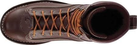 Men's Danner Quarry USA 8x22 Brown Alloy Toe