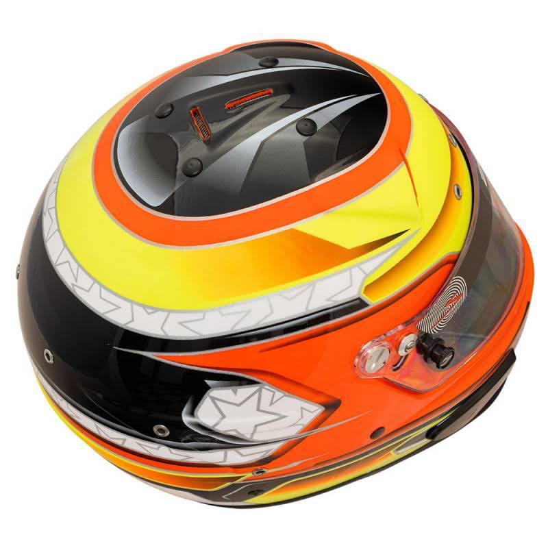 Zamp RZ-70E Switch Helmet - Orange/Yellow - X-Large H760C30XL