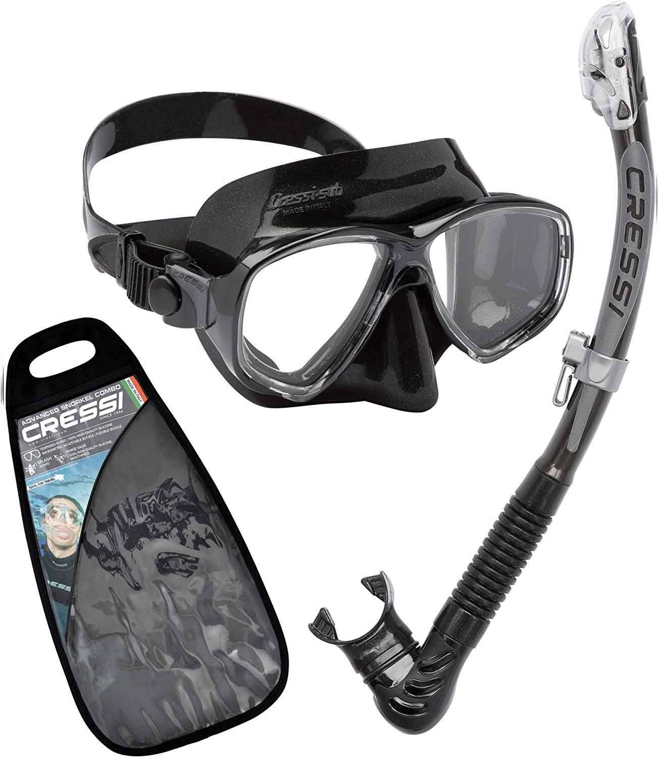 Cressi Marea Mask Alpha Ultra Dry Snorkel Package