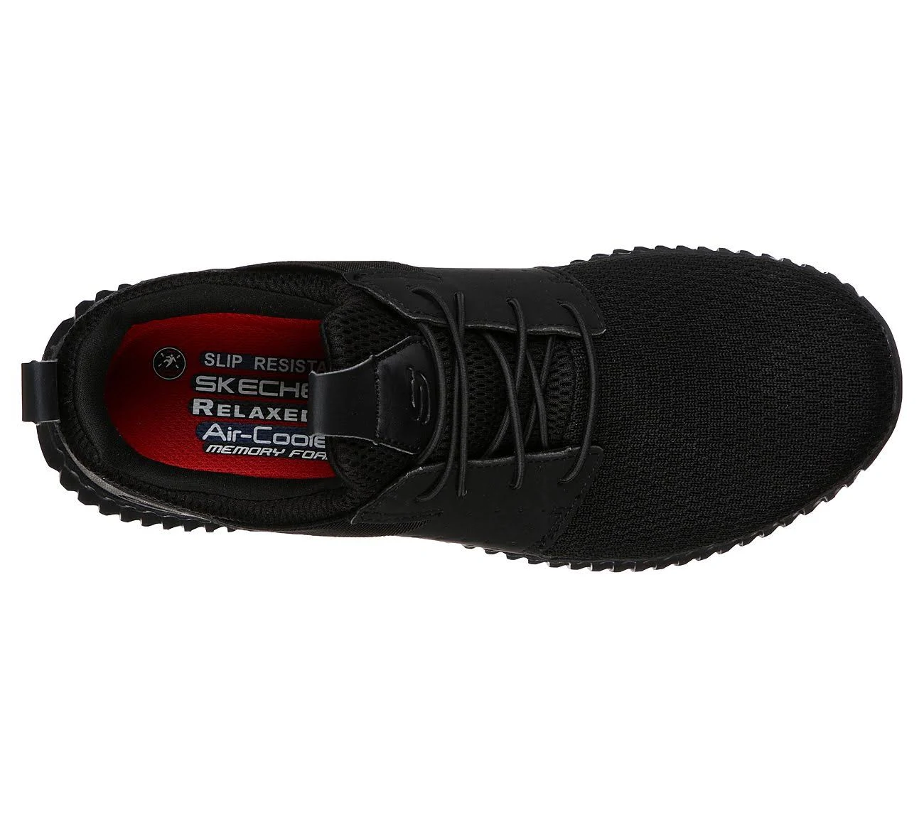 Skechers Work Relaxed Fit: Cessnock - Niehart SR Sneakers, Black, 11.5