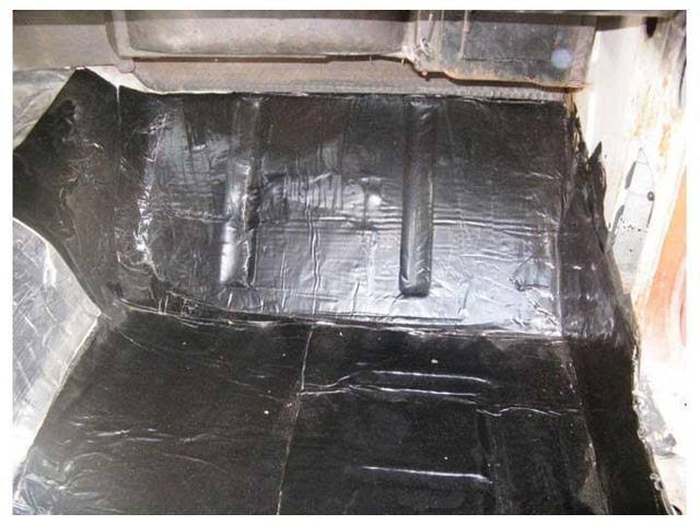 Hushmat 10400 Floor/Dash Kit Black; 20 Sheets; 12 in. x 23 in.; 38.75