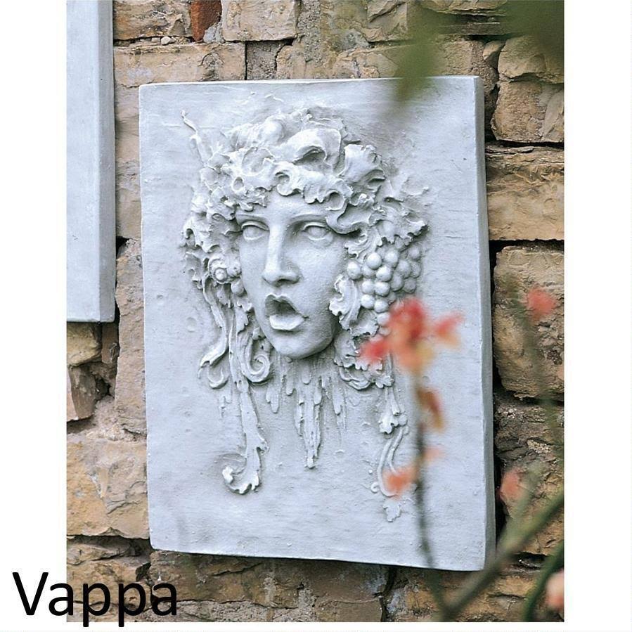 Design Toscano NG928330 Opimus and Vappa Wall Sculptures (Set