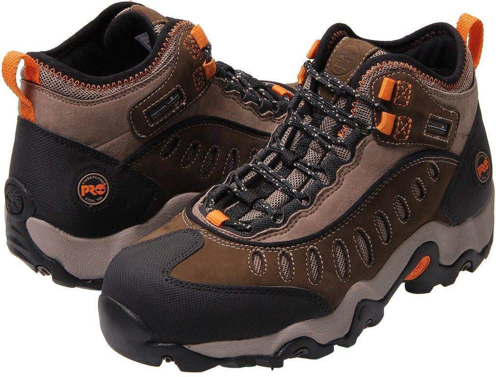Timberland Pro Men's Mudslinger Mid Waterproof Steel Toe Work Boots, Brown
