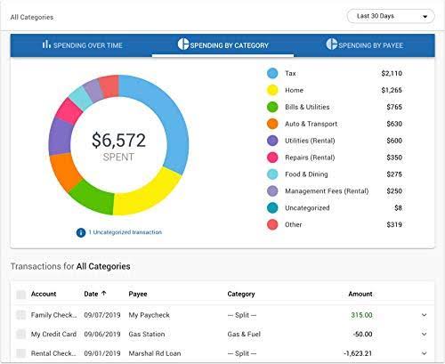 Quicken Deluxe Personal Finance - 1-year Subscription (Windows/Mac)