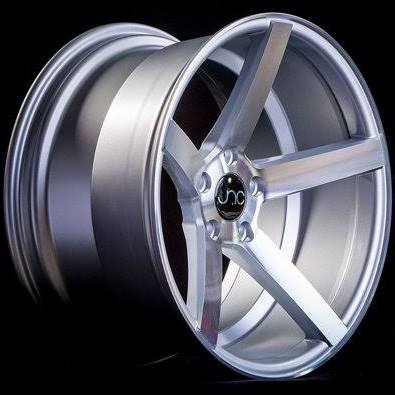 JNC Wheels - 18 inch JNC026 Hyper Black Rim - 5x114.3 - 18x8 inch Jnc026hb, White