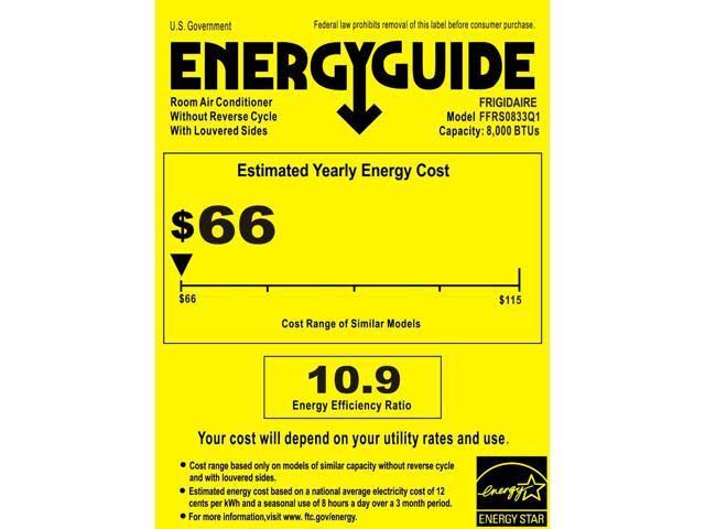 Frigidaire 8,000 BTU Casement/Slider Window Air Conditioner